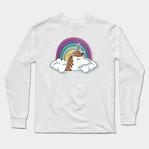 UNICORN DREAMS Long Sleeve T-Shirt by SukiG